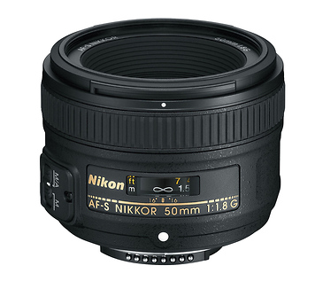 AF-S Nikkor 50mm f/1.8G Lens (Refurbished)