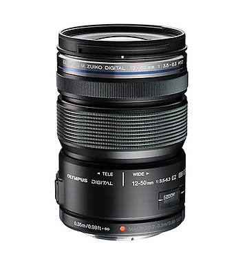 12-50mm f/3.5-6.3 ED M.Zuiko EZ Micro 4/3 Lens (Black)