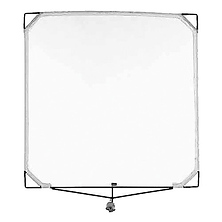 Solid Frame Scrim 48x48 In. White China Silk Image 0