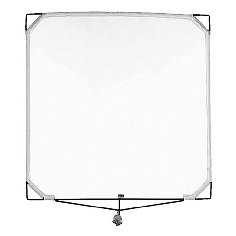 Solid Frame Scrim 48x48 In. White China Silk Image 0