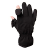 Ladies Stretch Gloves - Black, Small Thumbnail 1