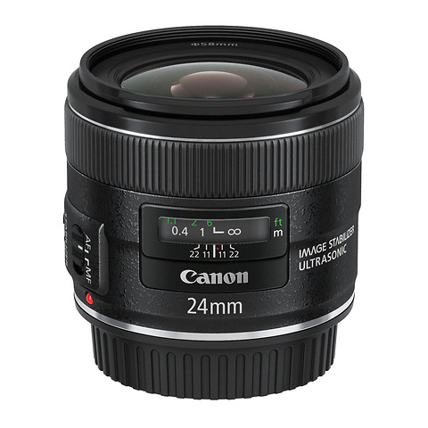 EF 24mm f/2.8 Wide Angle IS USM AF Lens Image 0