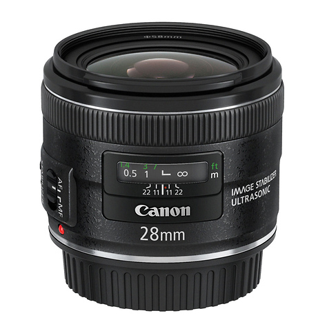 EF 28mm f/2.8 Wide Angle IS USM AF Lens Image 0