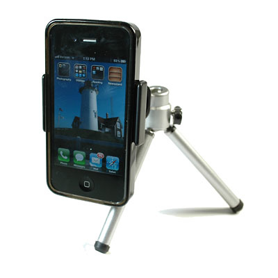 Smartphone Clip with Mini Tripod Image 0