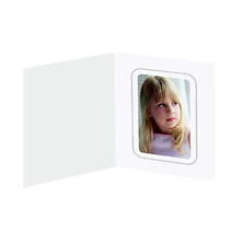 White 3x4 Vertical Folder (Each) Image 0