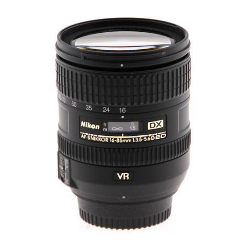 AF-S Nikkor 16-85mm f/3.5-5.6G ED VR DX Lens - Pre-Owned Image 0