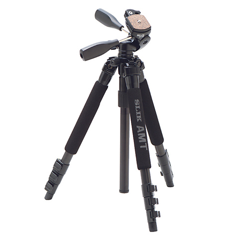 Pro 340DX Tripod (Black) with 3-Way Pan/Tilt Head (Quick Release) Image 0