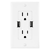 Power2U AC/USB Wall Outlet Thumbnail 1