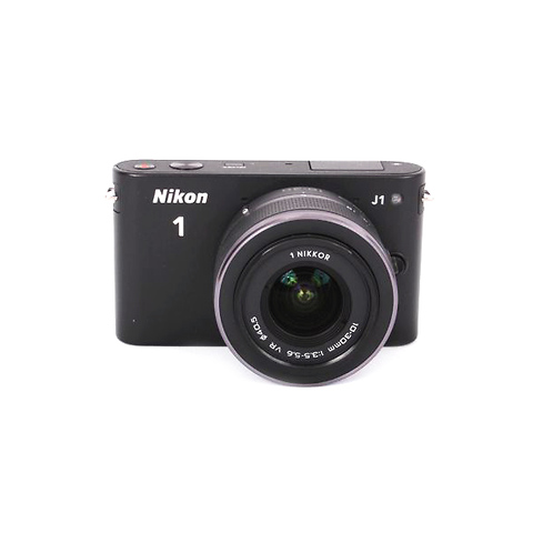 1 J1 Digital Camera, Black w/ 10-30mm f/3.5-5.6 Lens, Black - Pre-Owned Image 0