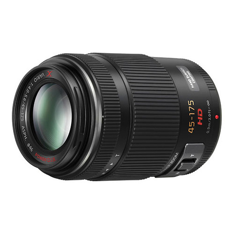 Panasonic 45-175mm f/4.0-5.6 Lumix G X Vario PZ Zoom O.I.S. Lens (Black)