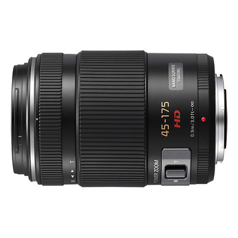 Panasonic 45-175mm f/4.0-5.6 Lumix G X Vario PZ Zoom O.I.S. Lens (Black)