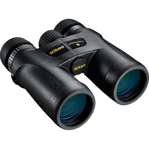 10x42 Binocular Monarch7 (Black/Green) Image 0