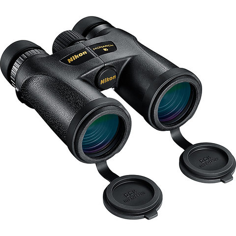 10x42 Binocular Monarch7 (Black/Green) Image 1