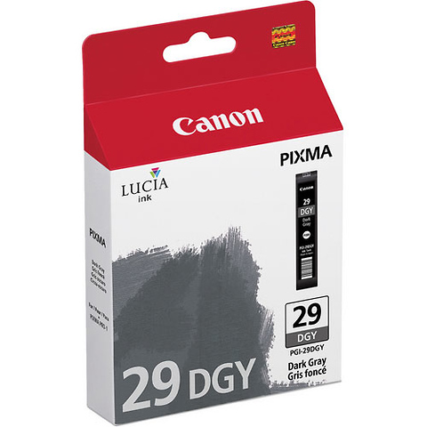 PGI-29 Dark Gray Ink Cartridge Image 0