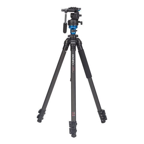 S-Series 1 Video Head & CF Flip Lock Legs Tripod Image 0
