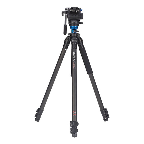 S-Series 2 Video Head & CF Flip Lock Legs Tripod Image 0