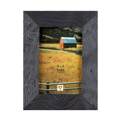 Wood Veneer Slate Blue Frame - 4x6 In. Image 0