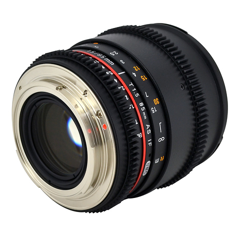 85mm t/1.5 Aspherical Lens for Sony Alpha with De-Clicked Aperture and Follow Focus Fixed Lens Image 2