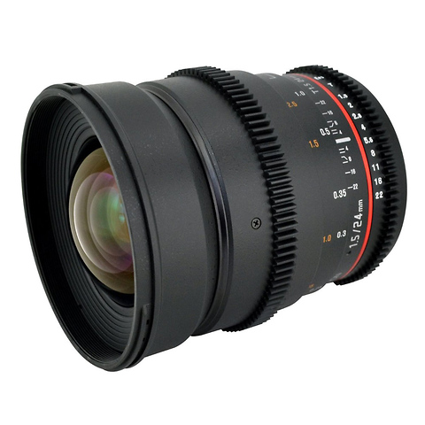 24mm T/1.5 Cine Lens for Nikon (Open Box) Image 2