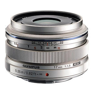 17mm f/1.8 M.ZUIKO Wide-Angle Lens for Micro Four Thirds Mount (Sliver)