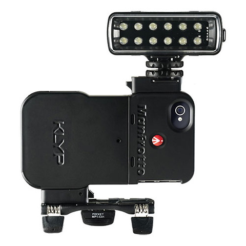 KLYP Case for iPhone 4/4S + ML120 LED Light + POCKET Tripod Image 2