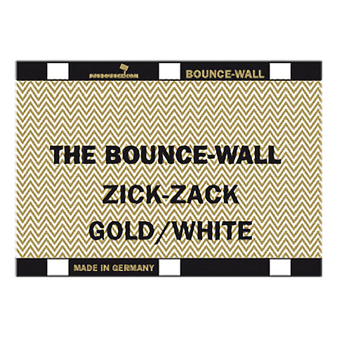 Bounce-Wall (Zig-Zag Gold/White) Image 0