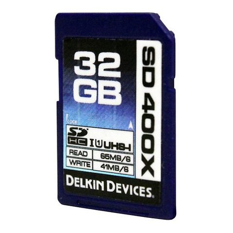 32GB 400X UHS-I SDHC Memory Card Image 1