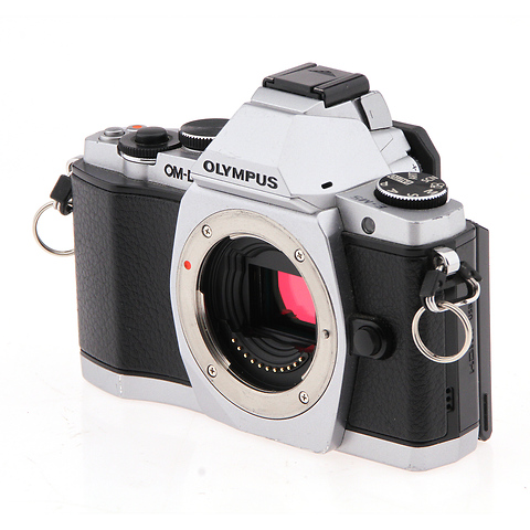 OM-D E-M5 Micro 4/3 Digital Camera Body - Silver - Pre-Owned Image 1