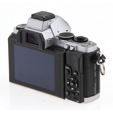 OM-D E-M5 Micro 4/3 Digital Camera Body - Silver - Pre-Owned Image 2