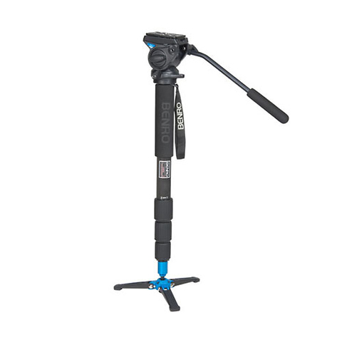 Aluminium Monopod with Video S4 Fluid Head Image 0