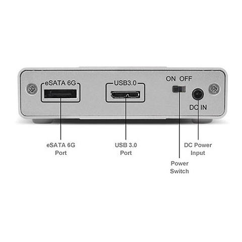 Mercury Elite Pro Mini 2.5 Inch USB 3.0 Hard Drive Enclosure Image 1