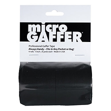 Microgaffer Tape 1 in x 8yd (4Pk) - Black Image 0