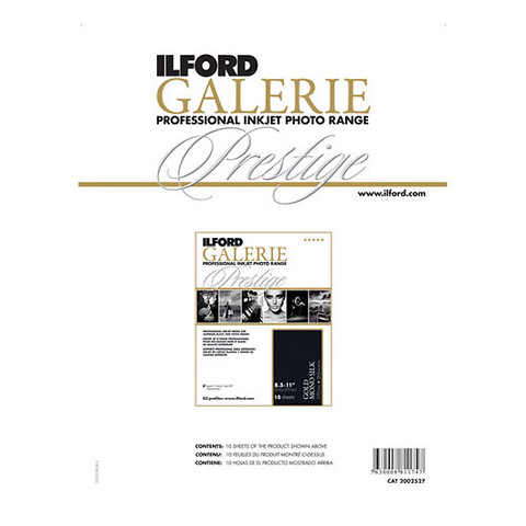 GALERIE Prestige 8.5 x 11 in. Gold Mono Sample Photo Paper (10 Sheets) Image 0