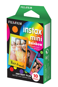 INSTAX Mini Rainbow Instant Film (10 Exposures)