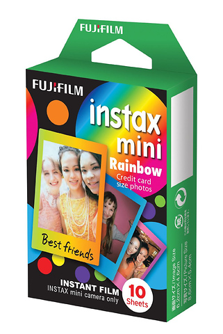 INSTAX Mini Rainbow Instant Film (10 Exposures) Image 0