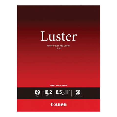 Photo Paper Pro Luster (8.5 x 11 in) - 50 Sheets) Image 0