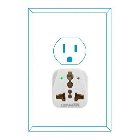 Ultra Compact All-in-One Travel Adapter Image 1