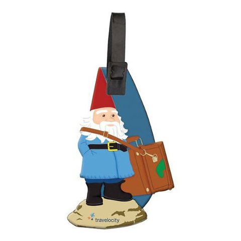 Getaway Roaming Gnome Luggage Tag Image 0