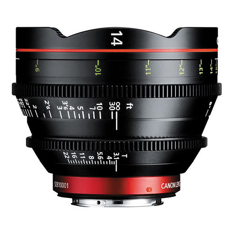 CN-E 14mm T3.1 L F Cinema Prime Lens (EF Mount) Image 2