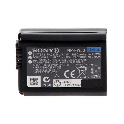 Sony NP-FW50 Lithium-Ion Rechargeable Battery (1020mAh) W Series