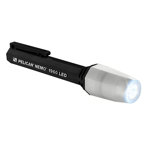 Nemo 1960 LED Flashlight with Photoluminescent Shroud (Black) Image 0