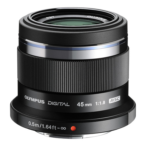 M. Zuiko Digital ED 45mm f/1.8 Lens (Black) Image 0