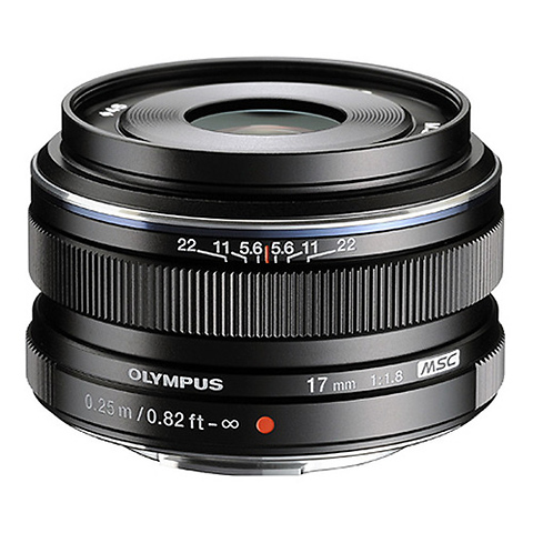 M.ZUIKO Digital 17mm f/1.8 Lens  - Black (Open Box) Image 0