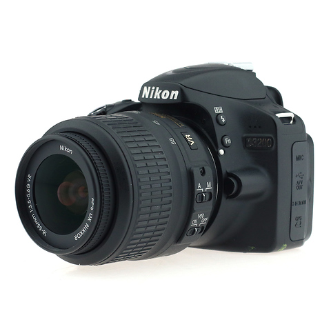 D3200 DSLR Camera with 18-55mm Lens Black - Pre-Owned Image 0