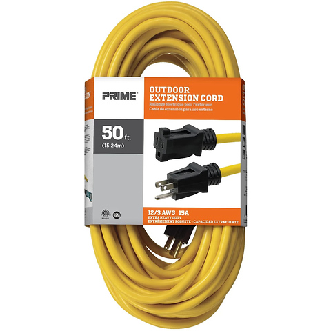 50 ft. 12/3 SJTW Outdoor Extension Cord Image 0