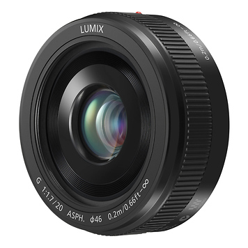 LUMIX G 20mm f/1.7 II Lens (Black)