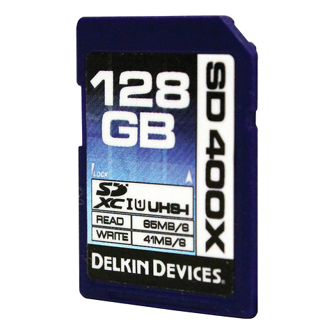 128GB SDXC Memory Card 400x UHS-I Image 1