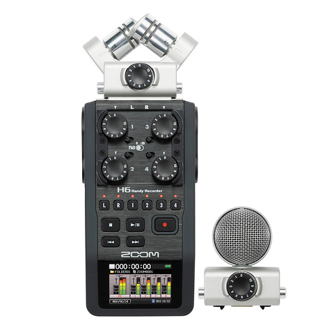 H6 Handy Recorder with Interchangeable Microphone System Image 0