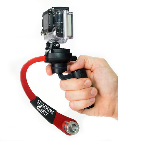 Curve Compact Camera Stabilizer for GoPro (Red) Image 0