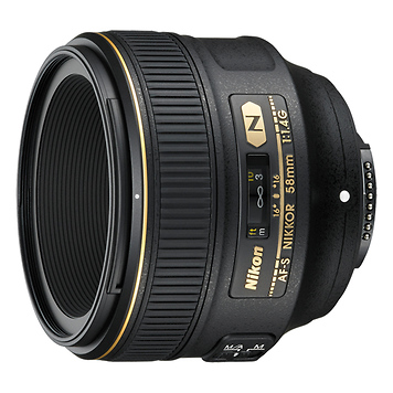 AF-S NIKKOR 58mm f/1.4G Lens